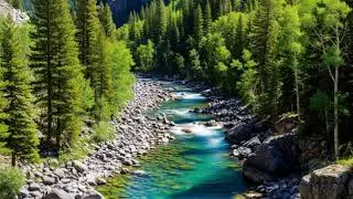 River Stream and Forest Ambience &ndash; Calm Nature Relaxation Sound for Meditation