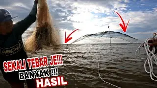 MISI CARI BELANAK DAN UDANG , BESAR-BESAR IKAN BELANAK NAIK WAKTU AIR PASANG , HASIL PUAS HATI
