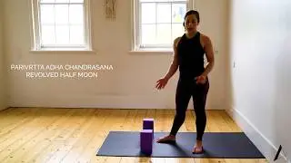 Yoga Tutorial - Revolved Half Moon - Part 1
