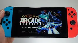 Arcade Classics Anniversary Collection Nintendo Switch handheld gameplay
