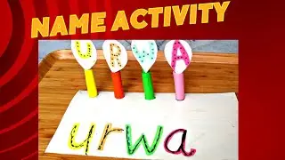 Name Recognition Activity for Preschoolers | Preschool Activities | Toddler learning video