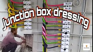 junction ⬜box dressing & wiring! !junction box ki dressing kaise kare