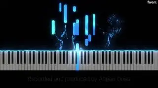 Make a piano video with particles - Best Lyric & Music Videos service