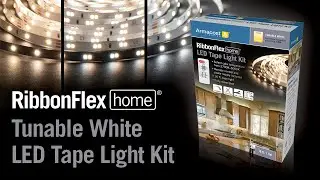 RibbonFlex home CCT Tunable White LED Strip Light Kit with Remote - 16 ft. (5m)