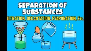 Separation of Substances Methods: filtration, decantation, evaporation, etc.ll #scisparks