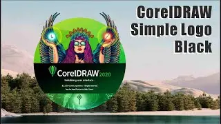 CorelDraw Basics  | Logo creation - Black BG | 