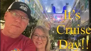 Icon of the Seas Embarkation in Miami!  Aft Extended Balcony Cabin Tour & Sail Away Views!
