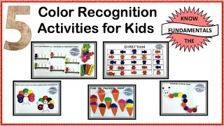 Color Recognition Activities for Toddlers | Color Learning Activities | How to Teach Colors to Kids