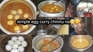 Simple egg curry 😁😋|Tulu vlog #chaithanya #tulutalks #tulunada #tulu