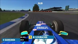 Kimi Raikkonen Classic OnBoard - 2001 United States Grand Prix - Assetto Corsa