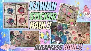 ALIEXPRESS KAWAII STICKER HAUL!!! ALIEXPRESS HAUL DEC, 2018