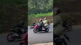 Pasukan tawon di lembang !! #bantusubscribe #sunmori #motovlogsukses #zx25rr #satmori #viralshorts