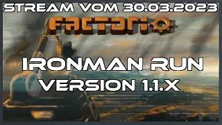 Factorio Seatorio IronMan | Day 1 | Livestream 30.03.2023