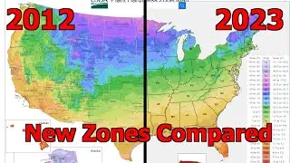 Comparing the USDA Zone Maps Side by Side