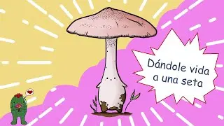 Dibujando y pintando una seta u hongo  | Draw mushroom  | Painting process
