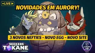 🔴LIVE🔴 Lan&ccedil;aram 3 nefties e novo site DO NADA em Aurory - novo egg para buscar em Seekers of Tokane