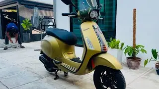 Vespa Sprint S 150 (Green Olive Matte) - Walkaround 2025
