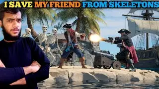 I save my from skeletons||last pirate survival island gameplay||part 7||