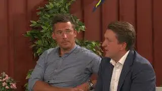 Peter Arvidsson och Patrik Nordgren i Stugan hos riks!