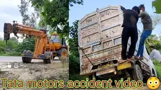 Tata motors magic accident on local road Rescued by using ACE Hydra