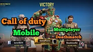 Call of duty mobile!! Multiplayer mode deathmatch🔥🔥