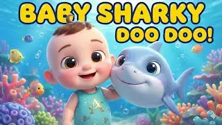Baby Sharky Duo Do 🦈🎶 | Baby Shark Dance Song | Addy Magic World