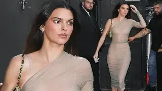 Kendall Jenner draws attention in skintight SEE-THROUGH dress & leave fans wowing at her
