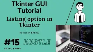 Listing Option in Tkinter(GUI) with Python #15👍