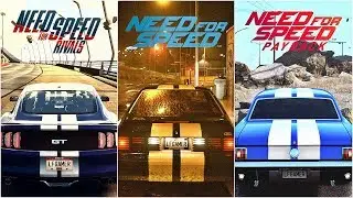 NFS RIVALS vs NFS 2015 vs NFS PAYBACK | Compara&ccedil;&atilde;o de &Aacute;udio e Gr&aacute;ficos #FordMustang