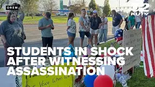 Hundreds of Utah Valley Univ. students remain in shock after witnessing fatal shooting