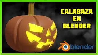 CALABAZA de HALLOWEEN modelado FACIL y RAPIDO