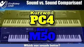 Korg M50 vs Kurzweil PC4: Sound vs Sound Comparison! Which one SOUNDS BETTER?