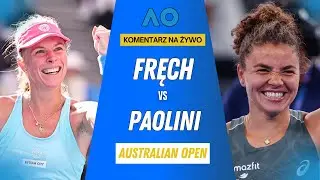 MAGDALENA FRĘCH VS JASMINE PAOLINI | KOMENTARZ NA ŻYWO | AUSTRALIAN OPEN | 2 RUNDA