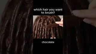 which hair you want to brush? asmr