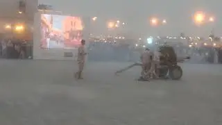 Ramadan cannon in Souq Waqif 2025