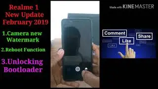 Realme 1 got New Update | Unlocking Bootloader | Camera New Watermark | Reboot Function |