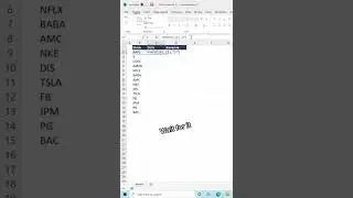How to get stock data on Excel