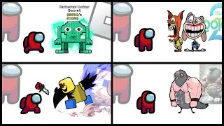 Mini Crewmate Kills Italian Brainrot Characters - Part 1-4 | Among Us