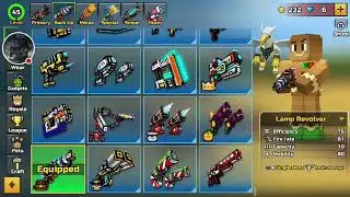 Pixel Guns 3d: Lamp Revolver Gameplay