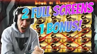 Train 2 FULL SCREENS in ONE BONUS! | 200K WIN ON BOOK OF SHADOWS