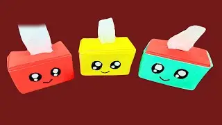 Easy Origami Tissue Box | DIY | How to make an Origami Tissue Paper Box