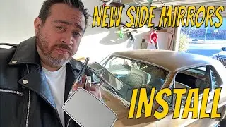 New EBAY side mirrors on our 1968 Mustang coupe  - Product review and install 67-68