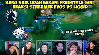 FANNY FAVIANN TENGIL BANGET COY! REAKSI STREAMER EVOS GLORY VS TIM LIQUID MATCH 2