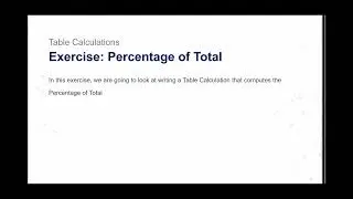3.5. Table Calculations Exercise - Percentage of Total in Tableau