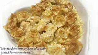 Mac n Cheese with Phyllo Rosette Topping Recipe Video