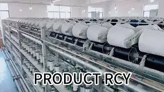 elastic yarn rubber covered yarn polyester yarn knitting for socks made in china Grs factory #yarn