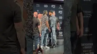 JON JONES & CIRYL GANE FACE OFF