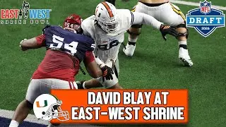 Miami DT David Blay at East-West Shrine Bowl Practice Day 2 | 2026 NFL Draft