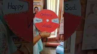 Working TLM of Opposite words| English TLM #englishgrammar #english #school #activity #tlm