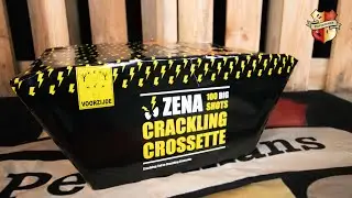 Crackling Crossette - Zena Vuurwerk 100sh waaier Vuurwerk